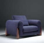 كنبة مودرن كحلي 3 مقاعد - الصورة 3