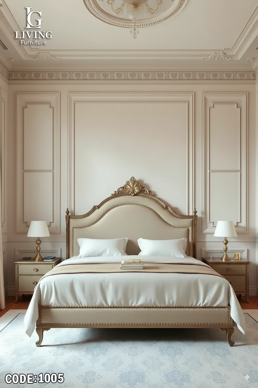 k (1005) سرير إمبرا الذهبي - الصورة 1