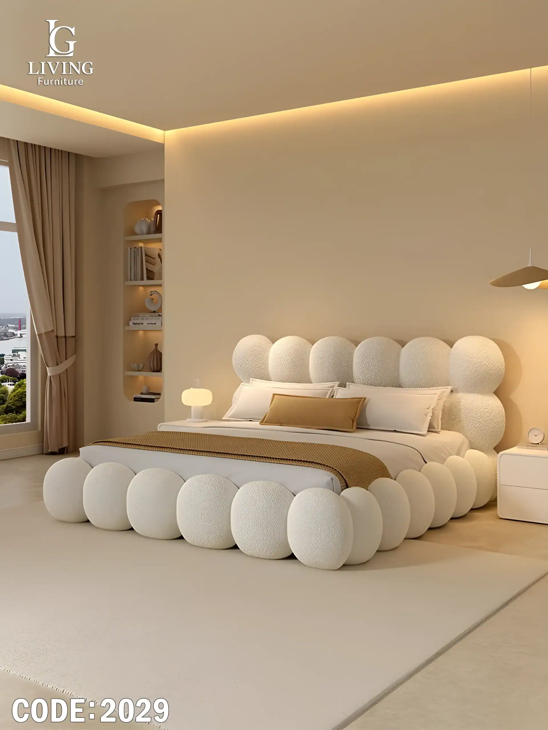 سرير نوم سرير بابلز مودرن - الصورة 1