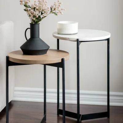 إيرا طقم طاولات جانبية مودرن من Living