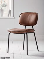 ميلانو كرسي مودرن بني من ليفينج
