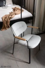 لونا كرسي مودرن أبيض من ليفينج