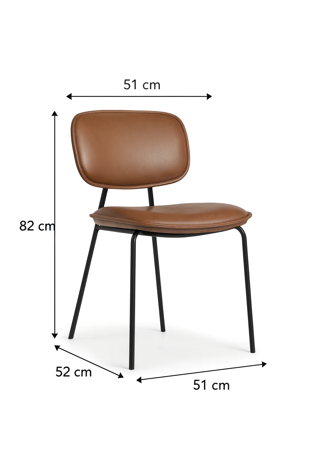 ChatGPT Image Oct 11, 2025, 06_05_58 PM ميلانو كرسي مودرن بني من ليفينج - الصورة 2