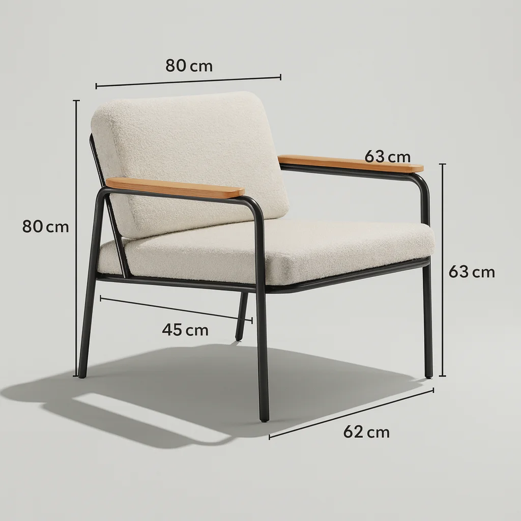 ChatGPT Image Oct 11, 2025, 07_32_20 PM مارسيليا كرسي مودرن بيج بذراعين خشب من ليفينج - الصورة 3