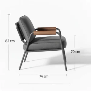 ⁦أندريا كرسي معدنى مودرن من ليفينج⁩ - الصورة ⁦6⁩