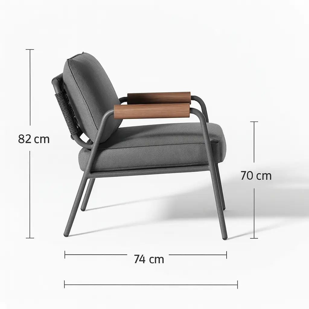 ChatGPT Image Oct 12, 2025, 07_14_19 PM أندريا كرسي معدنى مودرن من ليفينج - الصورة 6