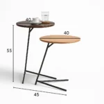 ⁦تافا طاولة مودرن خشب طبيعي من Living⁩ - الصورة ⁦2⁩