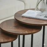 سول طقم طاولات مودرن خشب طبيعي من Living - الصورة 3