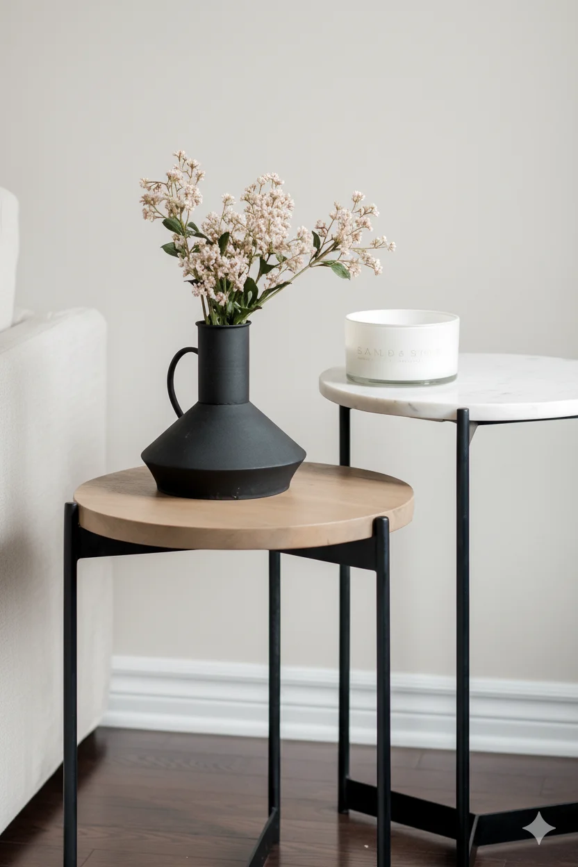 إيرا طقم طاولات جانبية مودرن من Living إيرا طقم طاولات جانبية مودرن من Living - الصورة 2