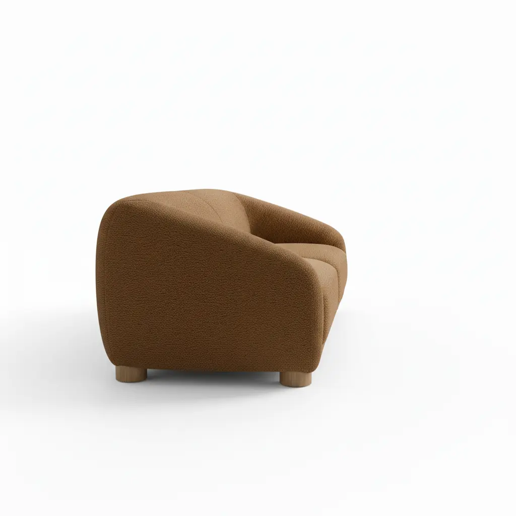 Generated Image September 24, 2025 - 12_18PM سمراء كنبة ليفينج بنية مودرن بتصميم مريح وأنيق - الصورة 3