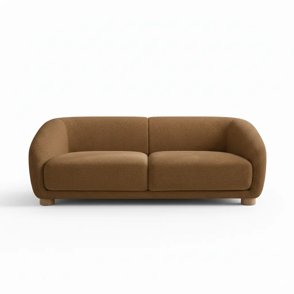 Generated Image September 24, 2025 - 12_21PM سمراء كنبة ليفينج بنية مودرن بتصميم مريح وأنيق - الصورة 5