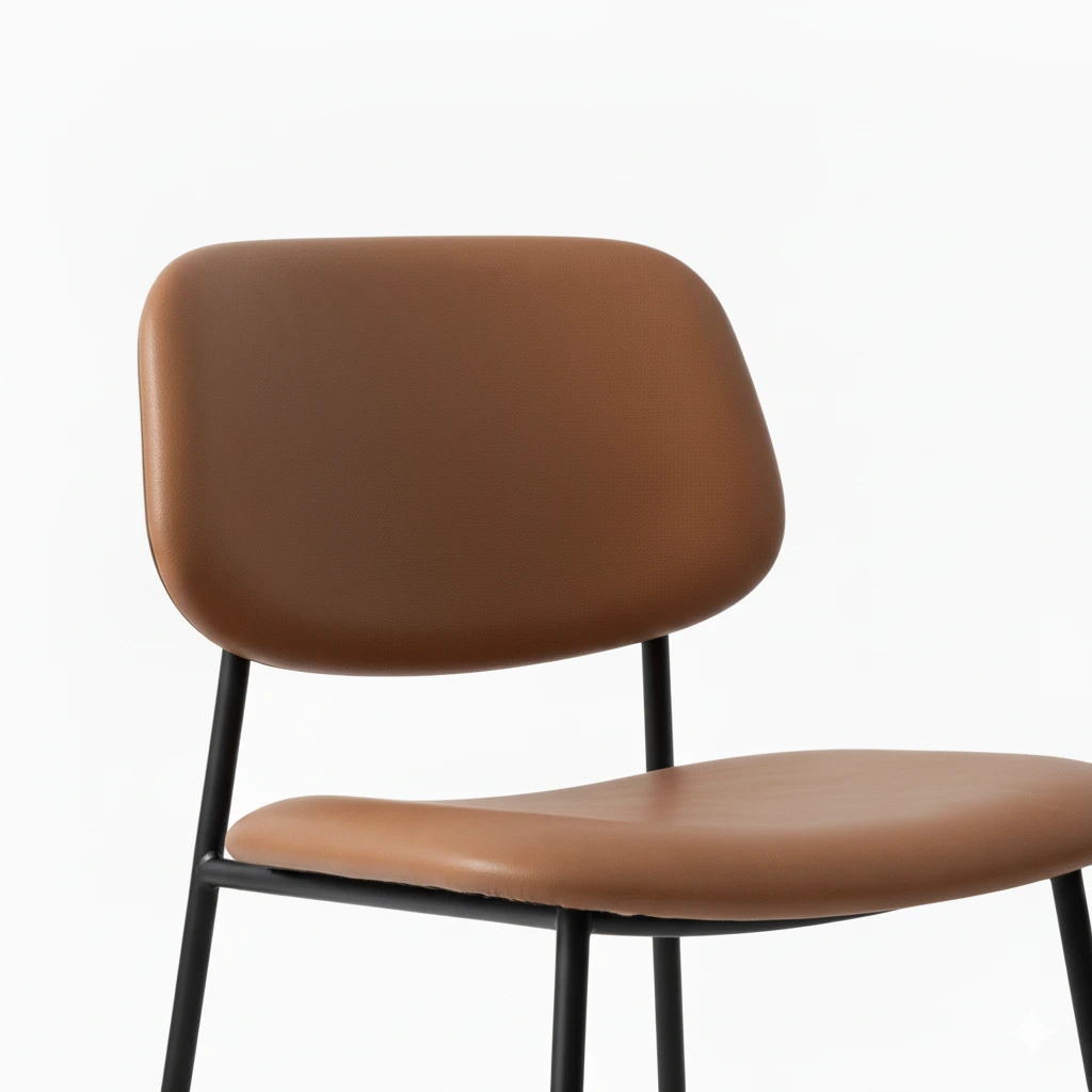 Generated Image September 28, 2025 - 12_44PM رصين كرسي ليفينج مودرن بتصميم خشبي ومعدني أنيق - الصورة 3