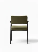 أورو كرسي مودرن – إطار معدني ومقعد مخملي - الصورة 2