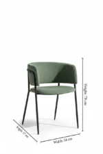 لومو كرسي مودرن أنيق لغرف السفرة والمكاتب - الصورة 2