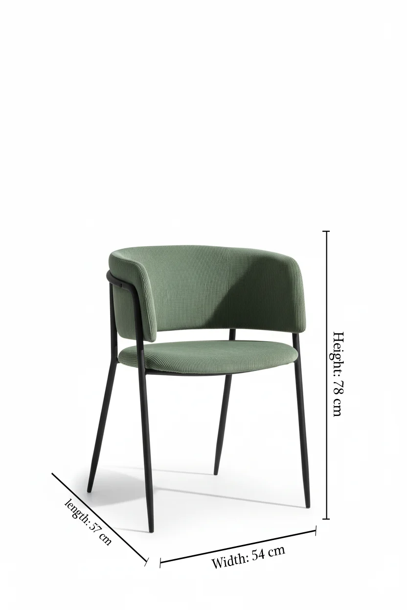 Generated Image September 28, 2025 - 1_16PM لومو كرسي مودرن أنيق لغرف السفرة والمكاتب - الصورة 2