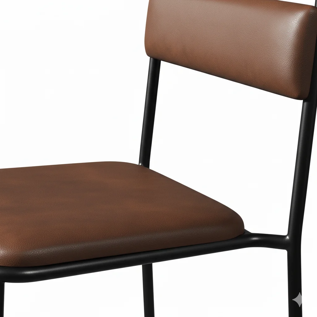 Generated Image September 28, 2025 - 1_26PM فيرتو كرسي معدني بني مودرن من ليفينج - الصورة 3