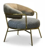 هيريتد كرسي جولد مودرن من ليفينج - الصورة 2