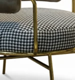 هيريتد كرسي جولد مودرن من ليفينج - الصورة 3