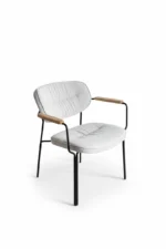 لونا كرسي مودرن أبيض من ليفينج - الصورة 2