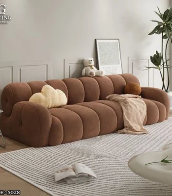 بنبون كنبة براون مودرن فوم ناعم بتصميم مريح