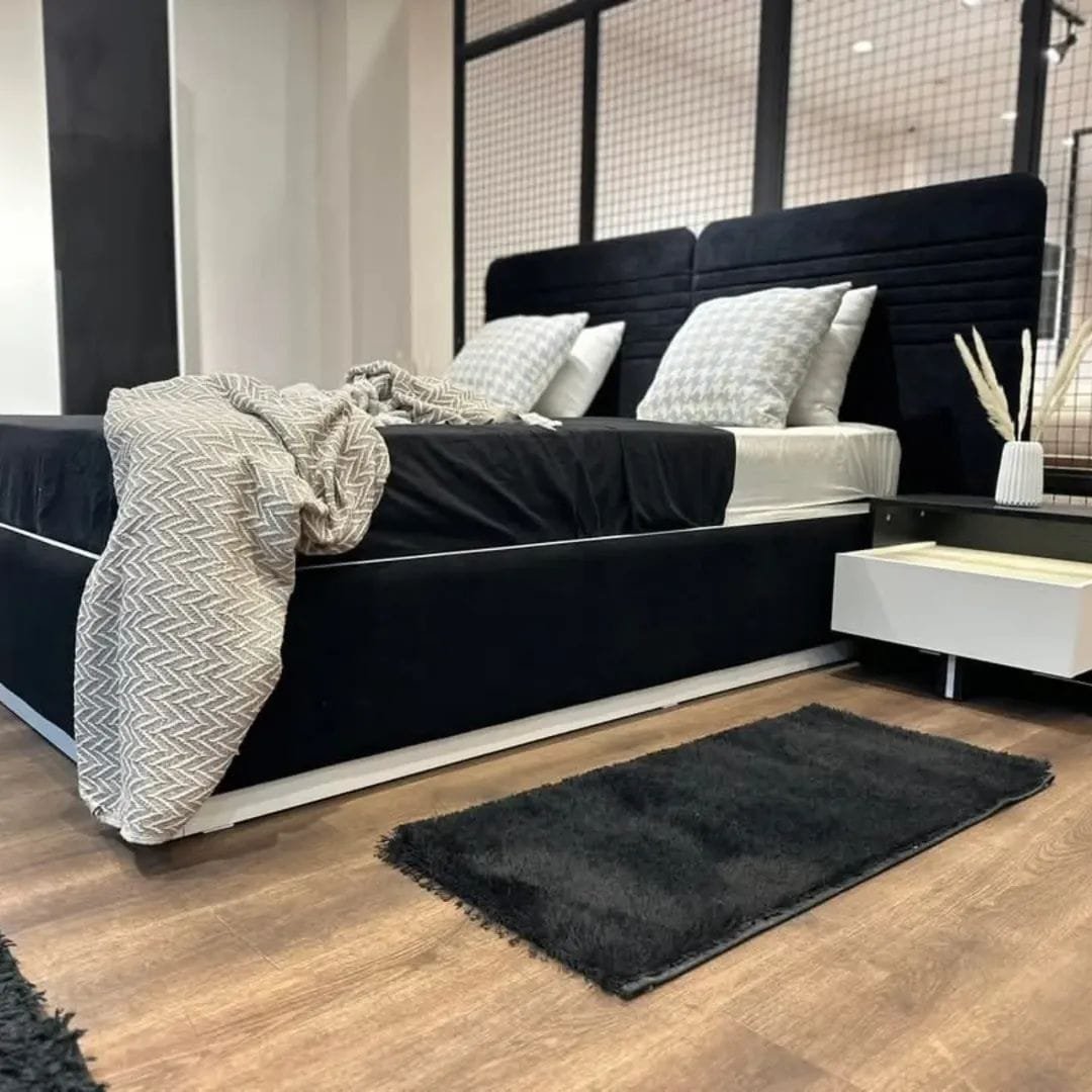 أفينا غرفة نوم ماستر مودرن أبيض وأسود من Living (3) أفينا غرفة نوم ماستر مودرن أبيض وأسود من Living - الصورة 7