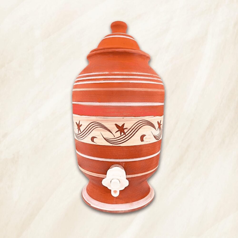 كولمن فخار أصفر 7 لتر – تبريد طبيعي أنيق كولمن فخار أصفر 7 لتر – تبريد طبيعي أنيق