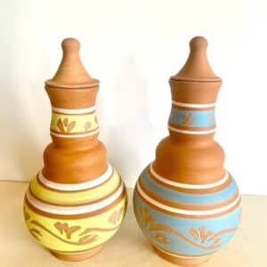 طقم قلل فخار من الطمي الأسواني – 2 قطعة × 3 لتر