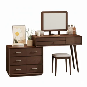 أورلا تسريحة خشبية متعددة الأدراج بتصميم عصري