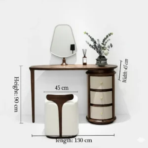 ريميا تسريحة بتصميم خشبي أنيق ومظهر راقٍ