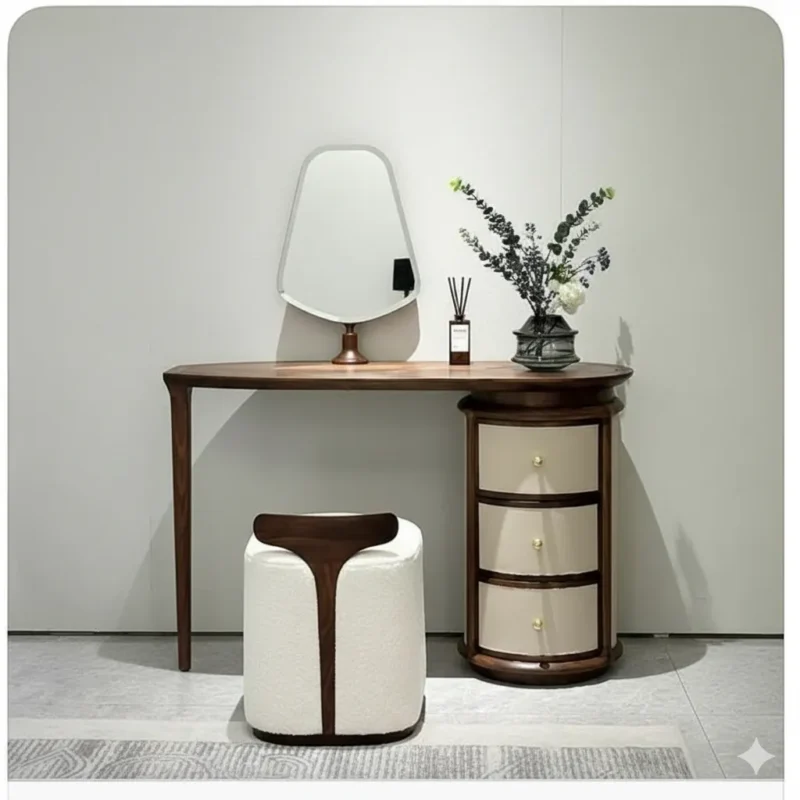 Remia – Elegant Wooden Dressing Table with a Refined Appearance