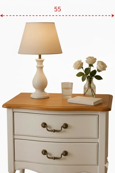 بيلاتو كومود جانبي كلاسيك بخطوط ناعمة