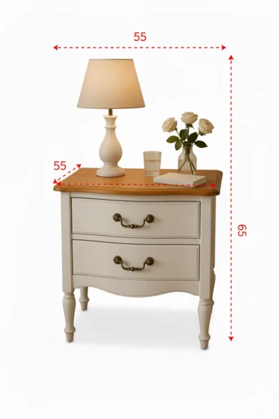 بيلاتو كومود جانبي كلاسيك بخطوط ناعمة