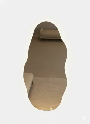 إلينزا مرايا جدارية بإضاءة محيطية بتصميم حر