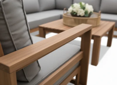 ريفيرا أثاث خارجي خشبي فاخر من LIVING