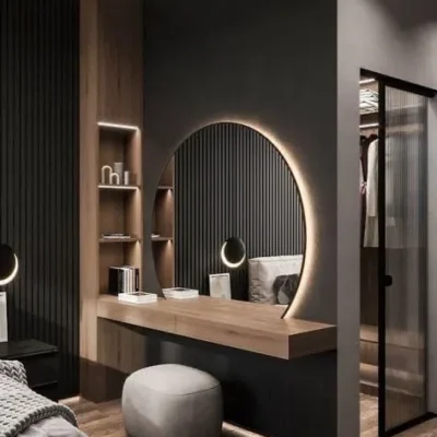 إيليـــوس تسريحة حائط بإضاءة خلفية وتصميم عصري