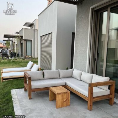 تيراسا أثاث خارجي خشبي أنيق من LIVING