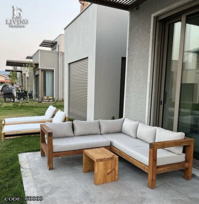 تيراسا أثاث خارجي خشبي أنيق من LIVING