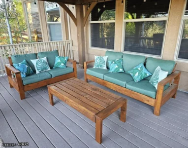 سافوي أثاث خارجي خشبي فاخر من LIVING