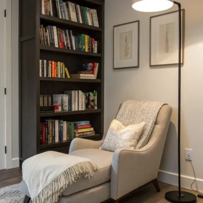 إيلارا كرسي استرخاء مريح بخامة قماش ناعمة من LIVING