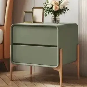 فيردسا كومود جانبي بتصميم عصري ولمسة خشبية