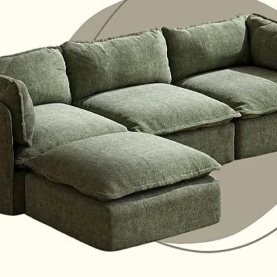 أفيونا ركنة ليفينج مودرن خضراء بطراز تركي فاخر ومريح