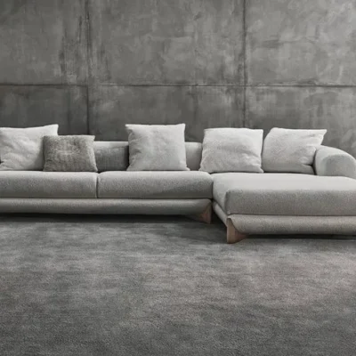 روبيندا ركنة مودرن بلمسة خشبية ووسائد مريحة