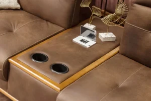 مونتارا انتريه مودرن بخامات جلد وقماش