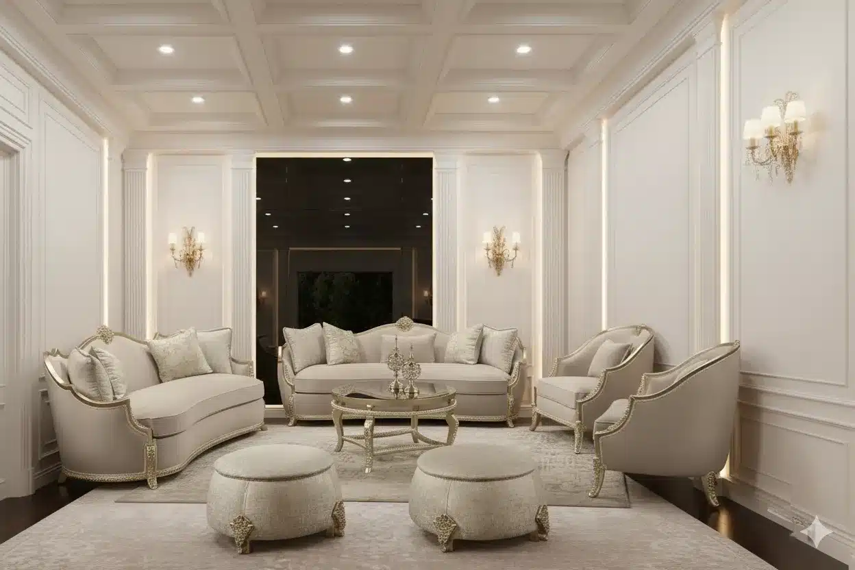 Generated (14) أورليانو صالون كلاسيك فاخر متكامل