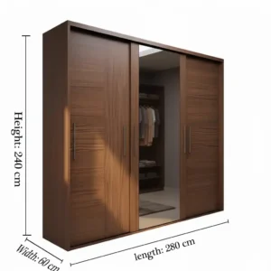 أورين زا مودرن خزانة سحاب بمرآة