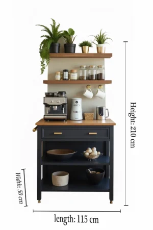 أورمالو ركن قهوة خشبي عَصري