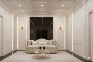 إمبريال صالون كلاسيك فاخر بتشطيبات ذهبية