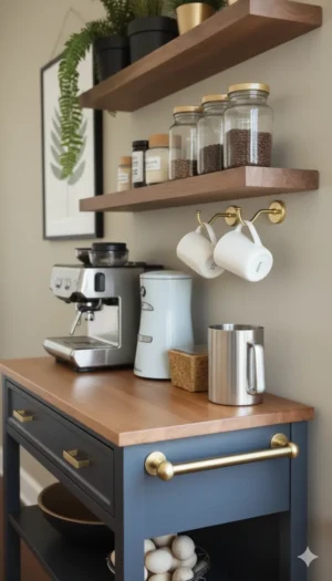 أورمالو ركن قهوة خشبي عَصري