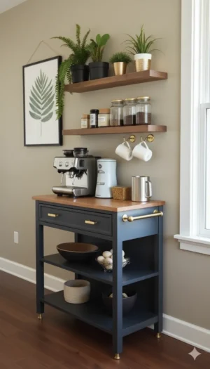 أورمالو ركن قهوة خشبي عَصري