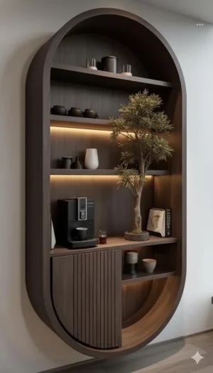 فيرينزا ركن قهوة جداري بيضاوي